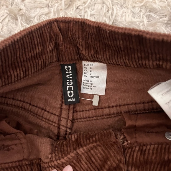 H&M brown high waisted pants - Picture 3 of 3